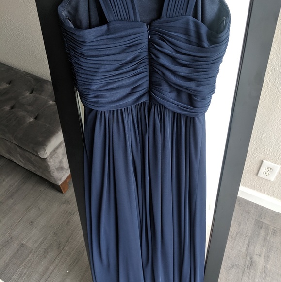 Weddington Way Navy Chiffon Dress - Picture 5 of 6